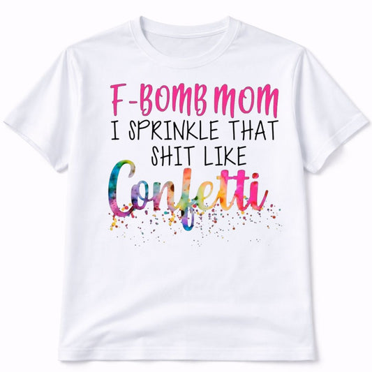 F-Bomb Mom Graphic T-Shirt