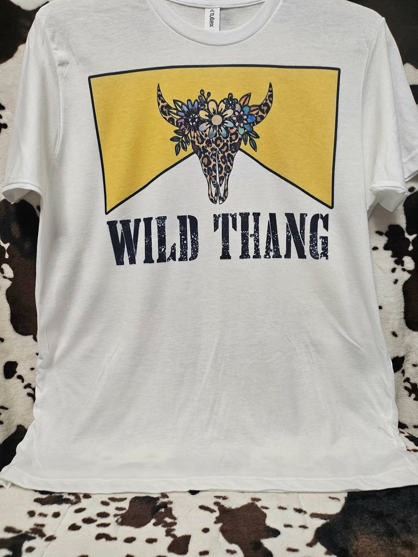 Wild Thang Yellow Graphic Tee Shirt