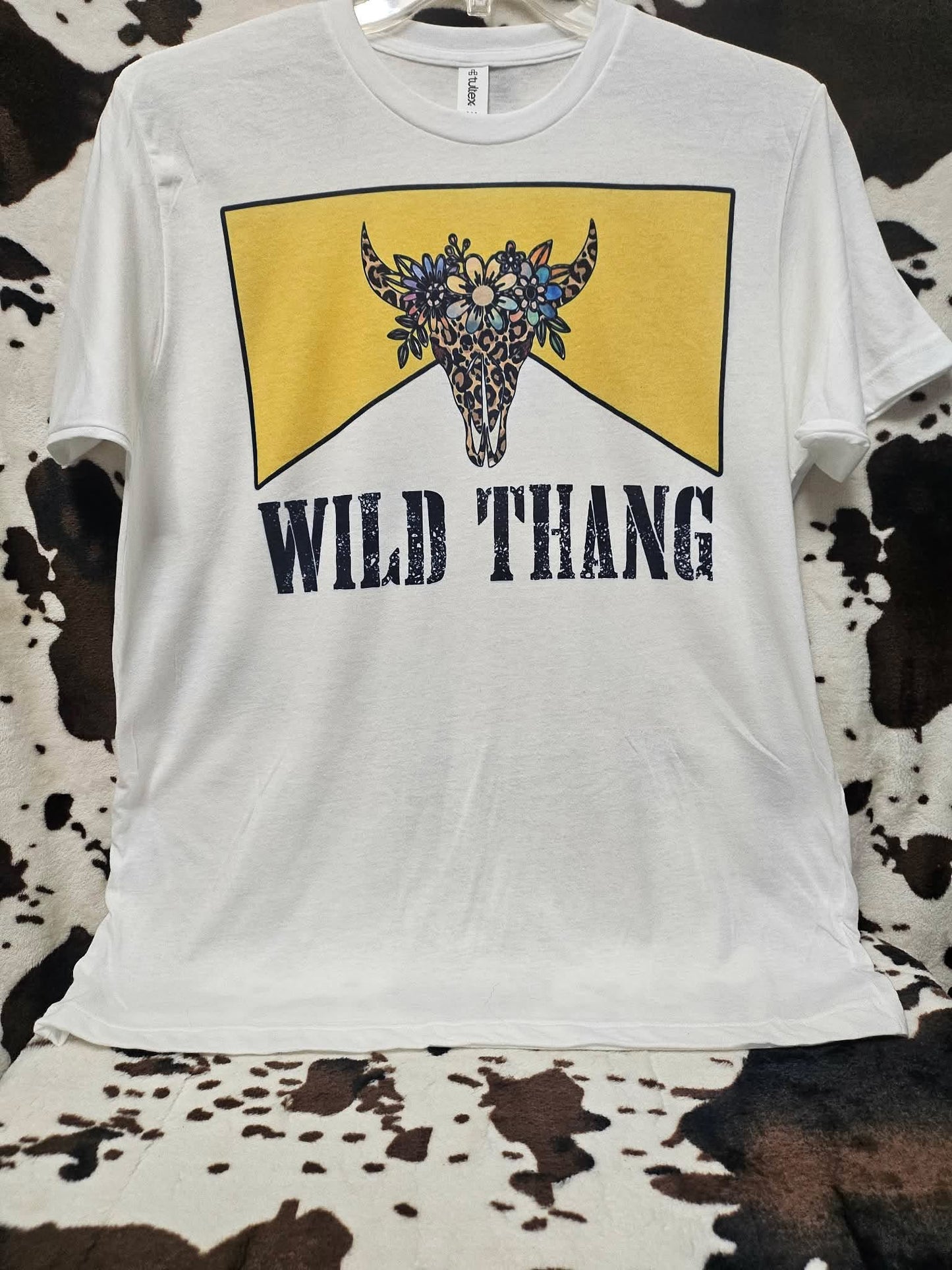 Wild Thang Yellow Graphic Tee Shirt