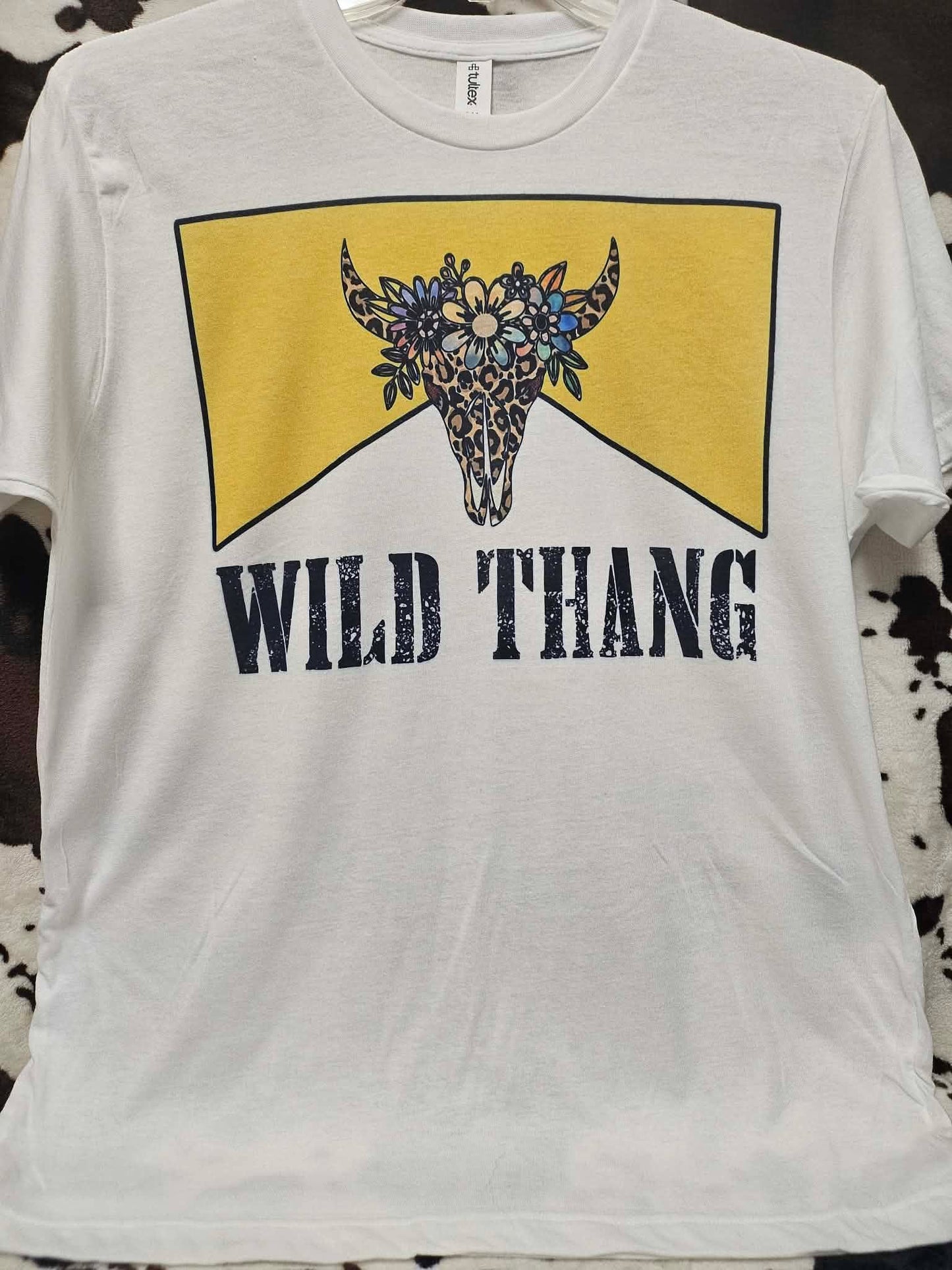 Wild Thang Yellow Graphic Tee Shirt