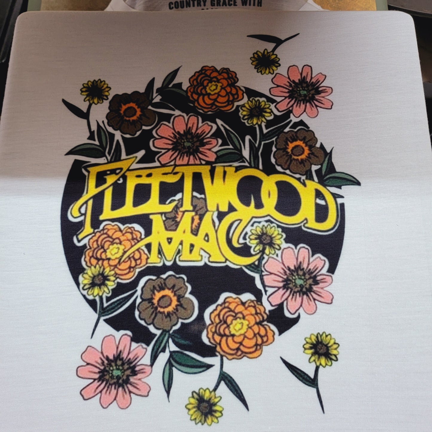 Fleetwood Mac Floral Graphic T-Shirt