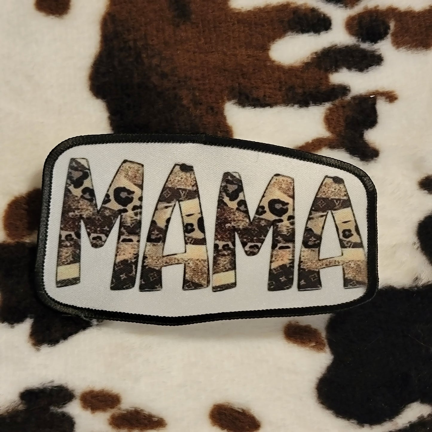 Mama Cheetah Hat Patch