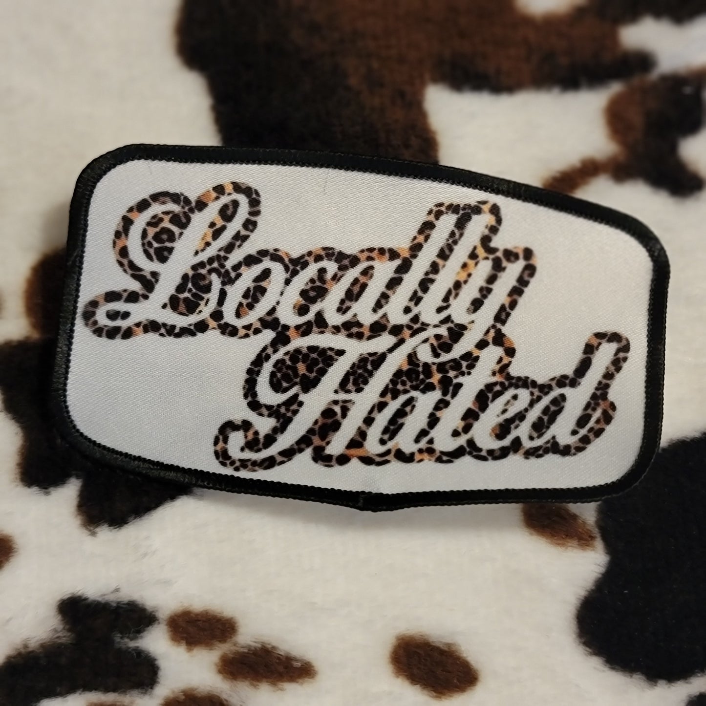 Locally Hated Leopard Hat Patch