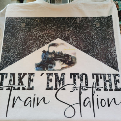 Take Them To The Train Station Yellowstone Graphic T-Shirt