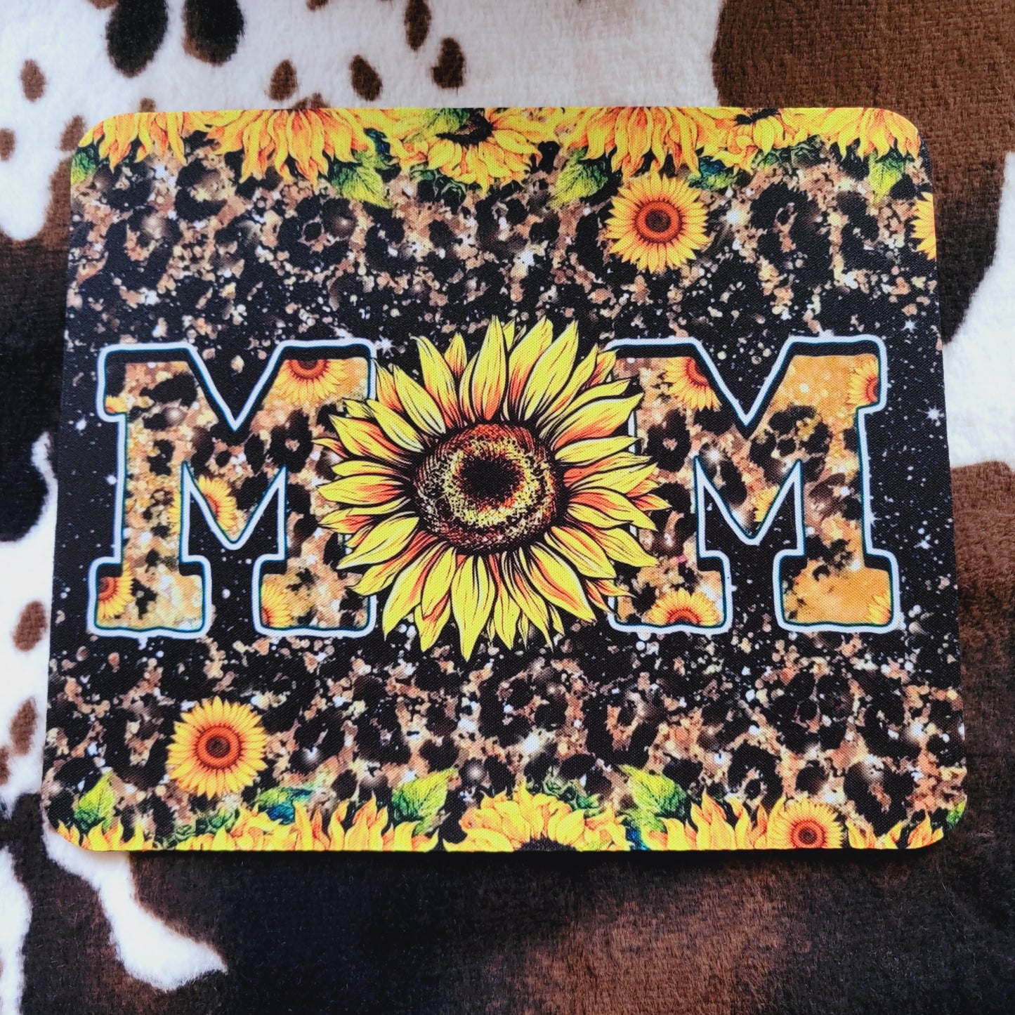 Mom Sunflower Computer Office Mouse Pad