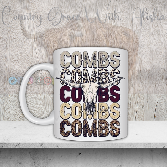 Luke Combs Sublimated 11oz Ceramic Coffee Mug
