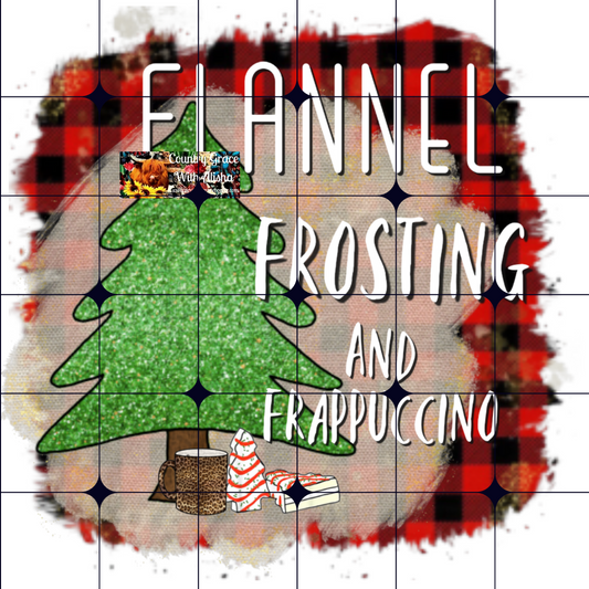 Flannel Plaid Christmas Ready to Press Sublimation Transfer