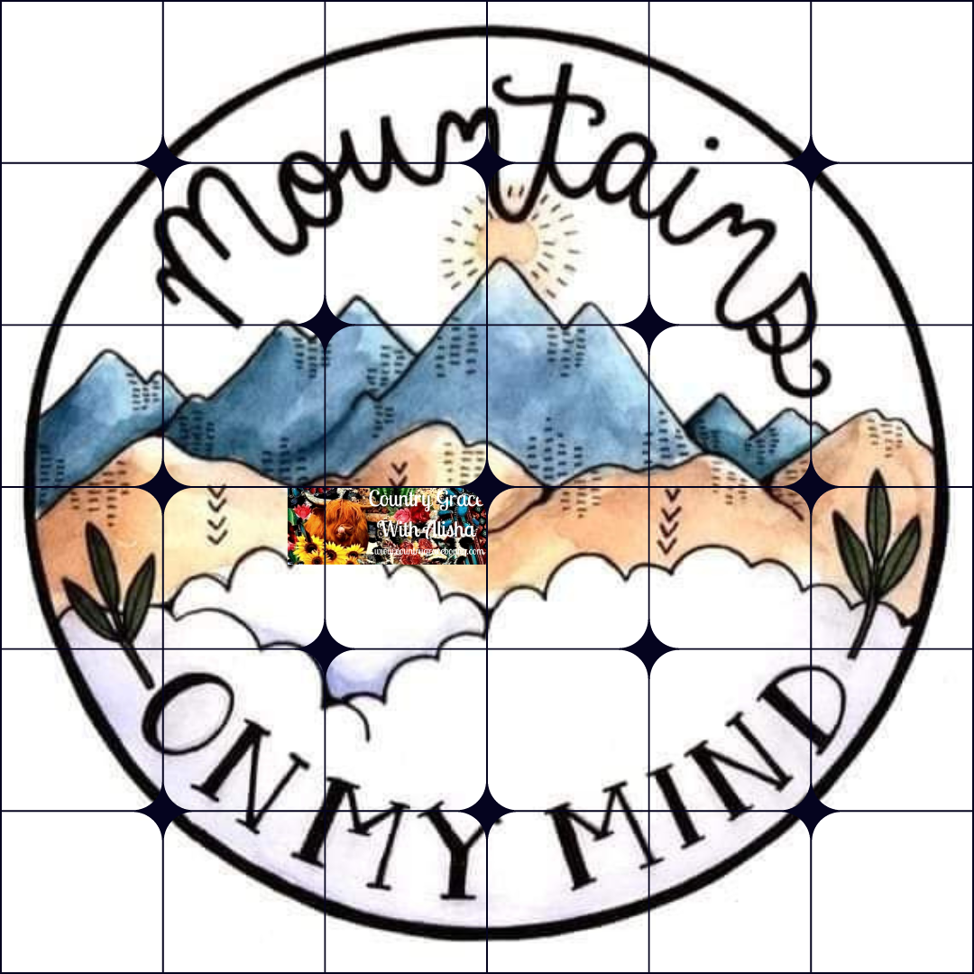 Mountains On My Mind Ready to Press Sublimation Transfer