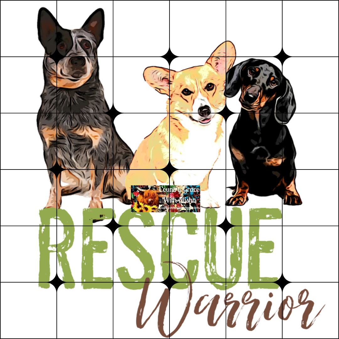 Rescue Warrior Ready to Press Sublimation Transfer