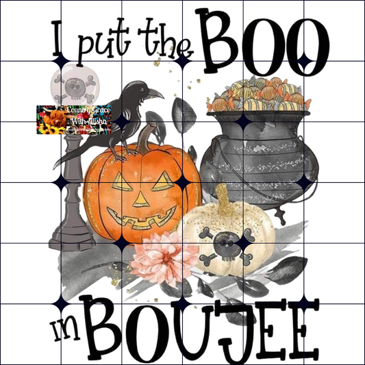 Halloween Boujee Ready to Press Sublimation Transfer