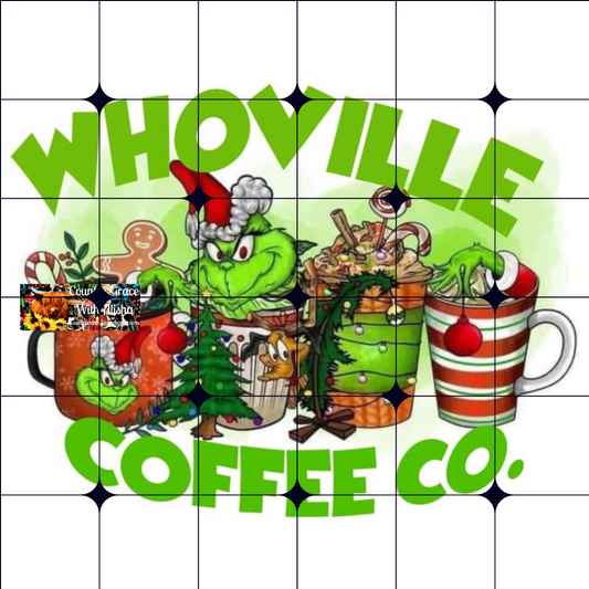 Whoville Christmas Ready to Press Sublimation Transfer