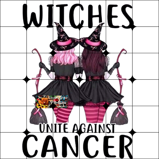 Witches Against Cancer Ready to Press Sublimation Transfer