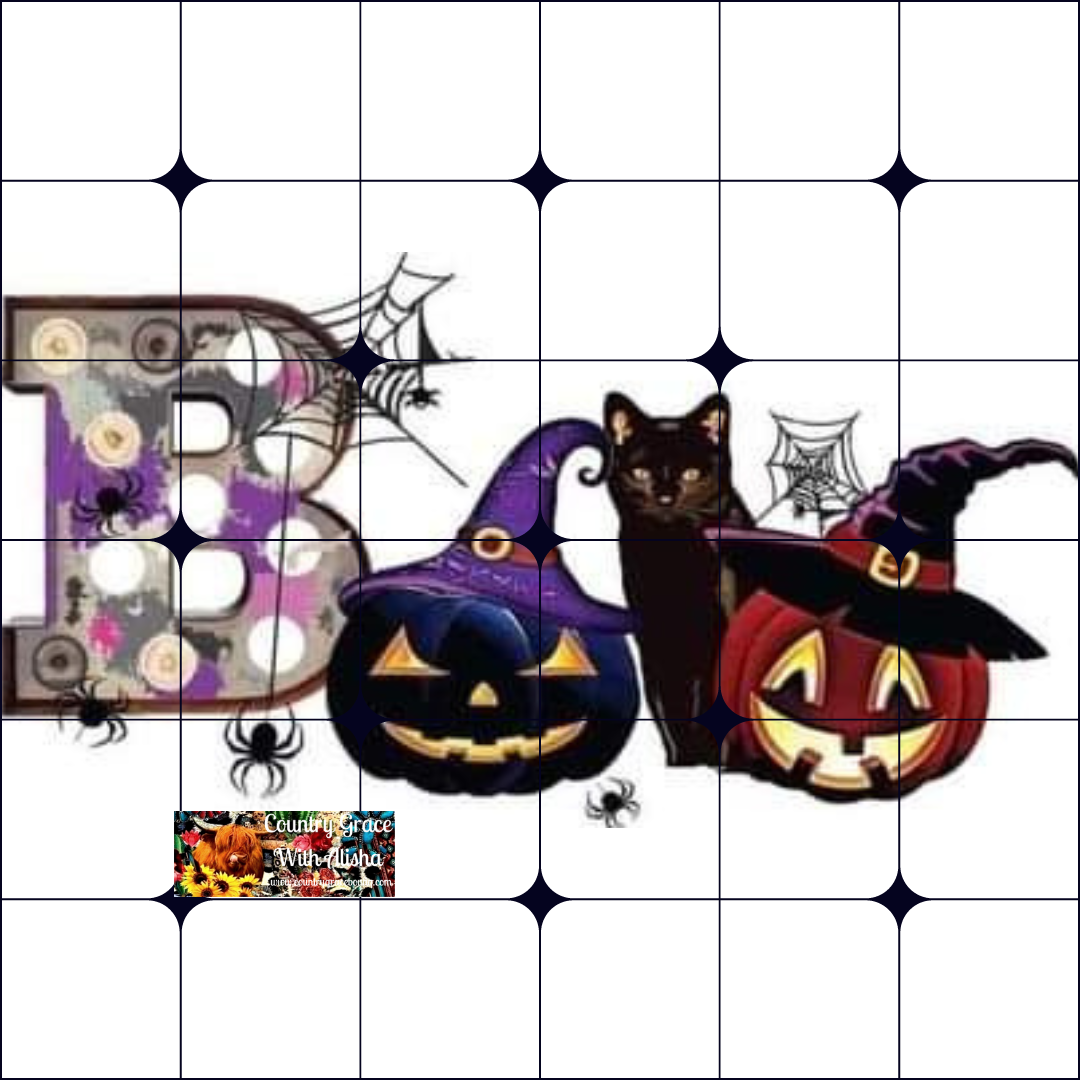 Boo Halloween Ready to Press Sublimation Transfer