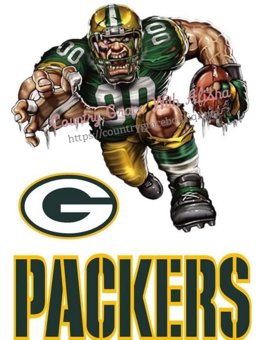 Packers Football Ready To Press Sublimation Transfer