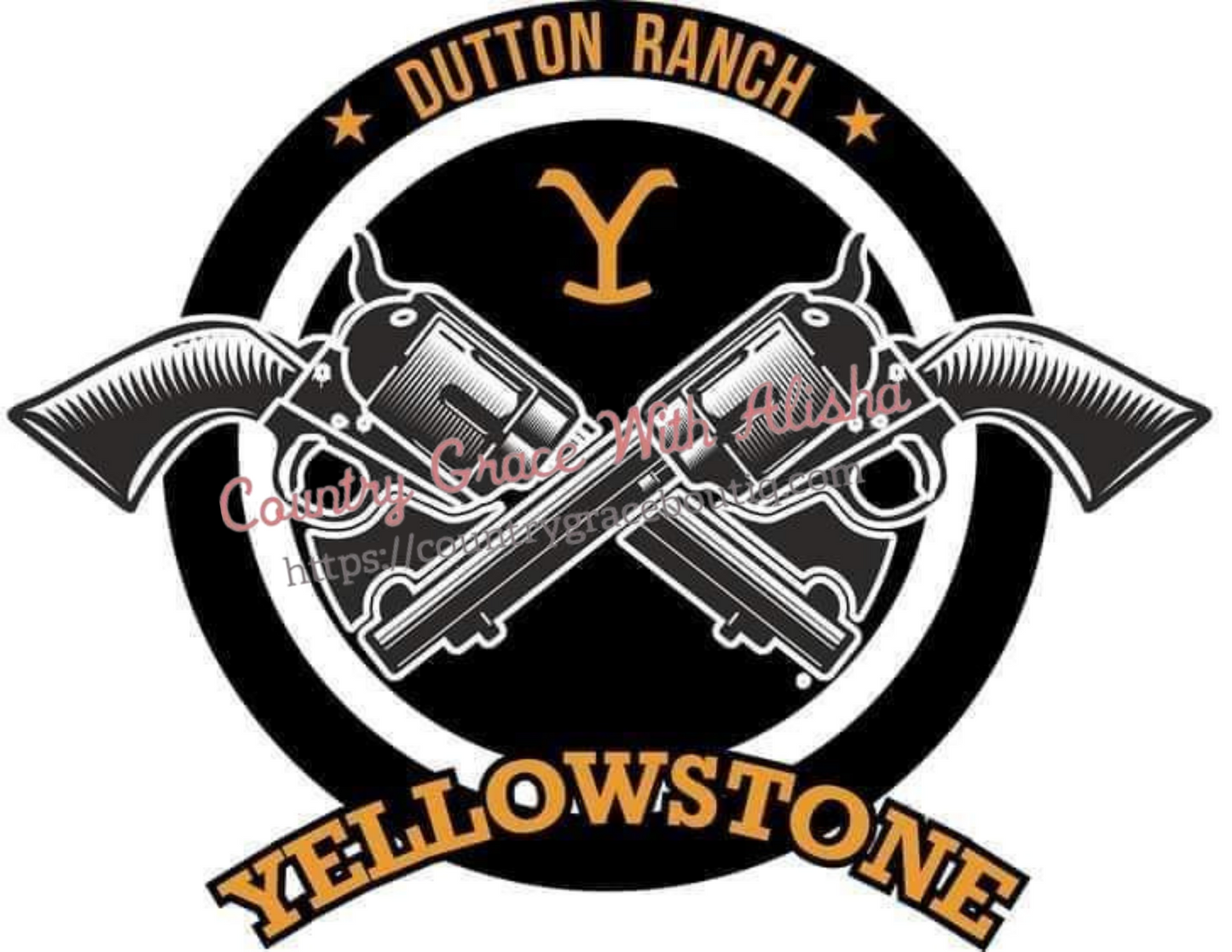 Yellowstone Dutton Ranch Ready To Press Sublimation Transfer