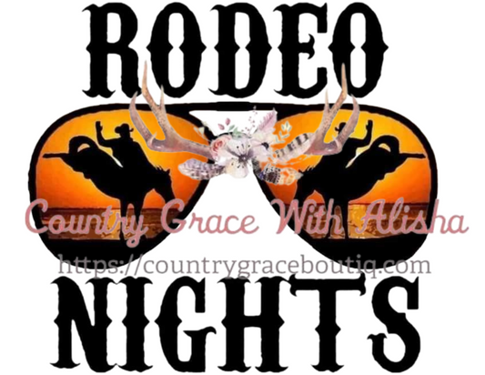 Rodeo Nights Ready To Press Sublimation Transfer