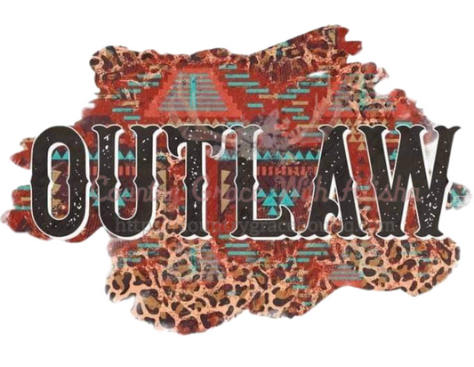 Outlaw Ready To Press Sublimation Transfer