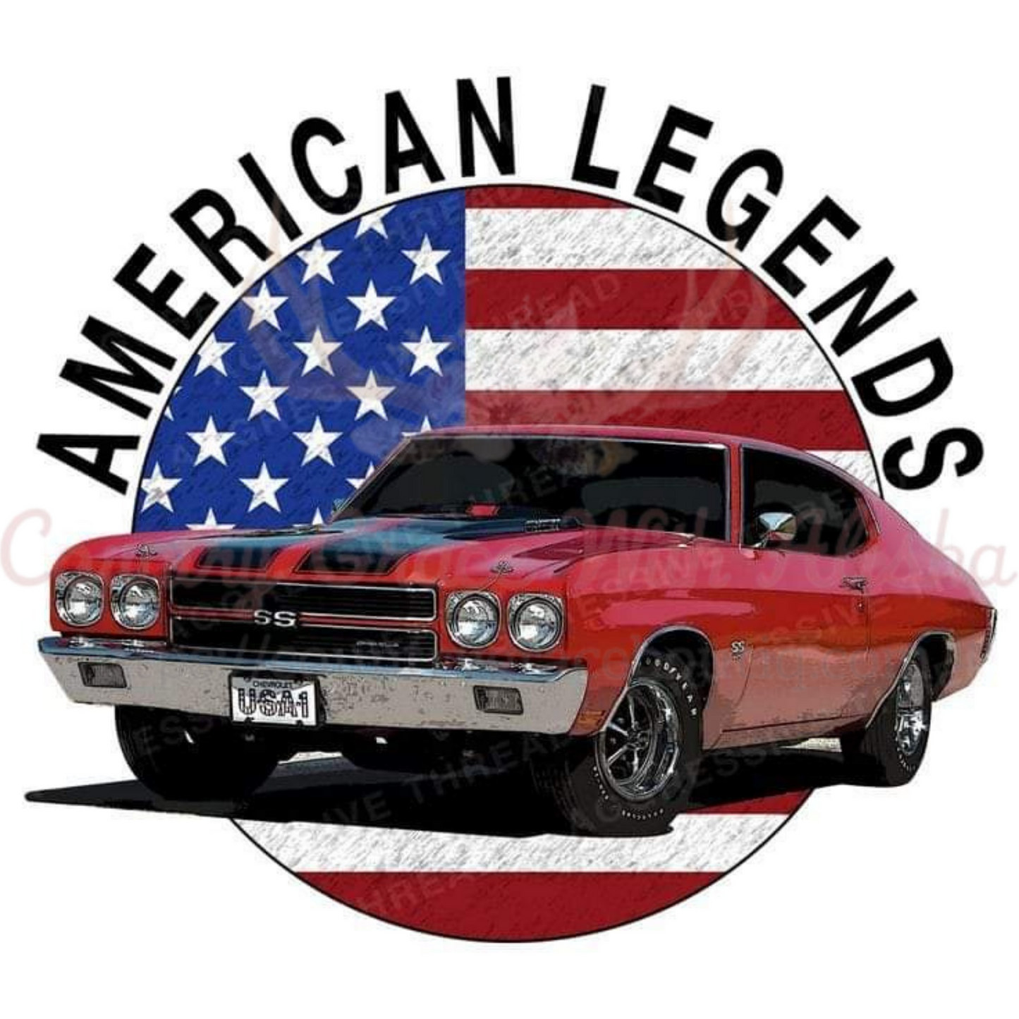 American Legends Ready To Press Sublimation Transfer