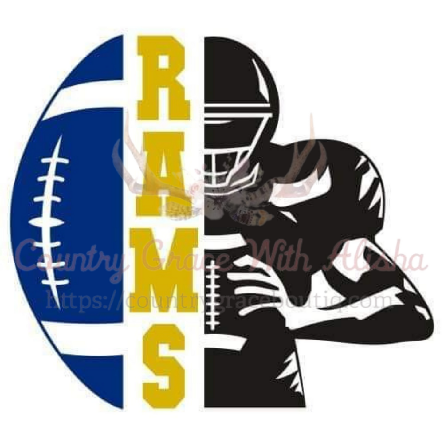 Rams Ready To Press Sublimation Transfer