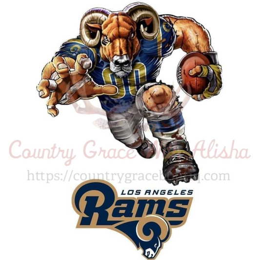 Rams Ready To Press Sublimation Transfer