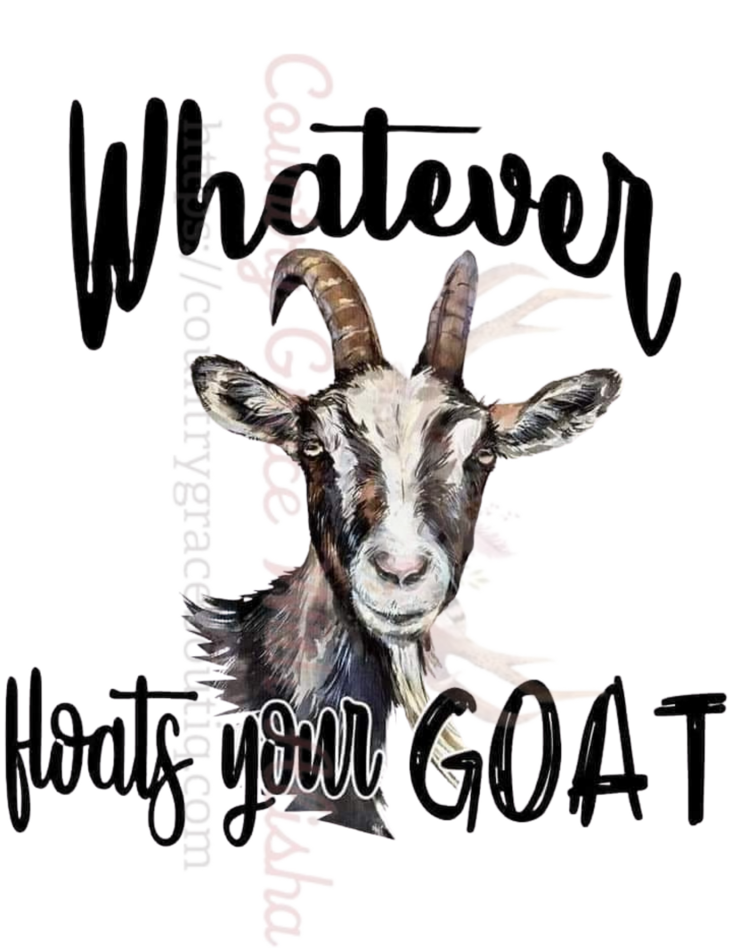 Goat Ready To Press Sublimation Transfer