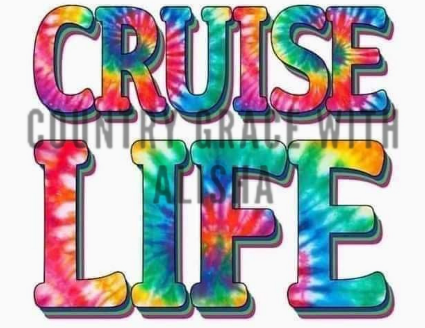 Cruise Life Ready to Press Sublimation Transfer