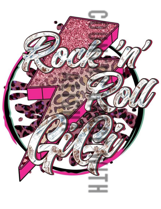 Rock Gigi Ready to Press Sublimation Transfer