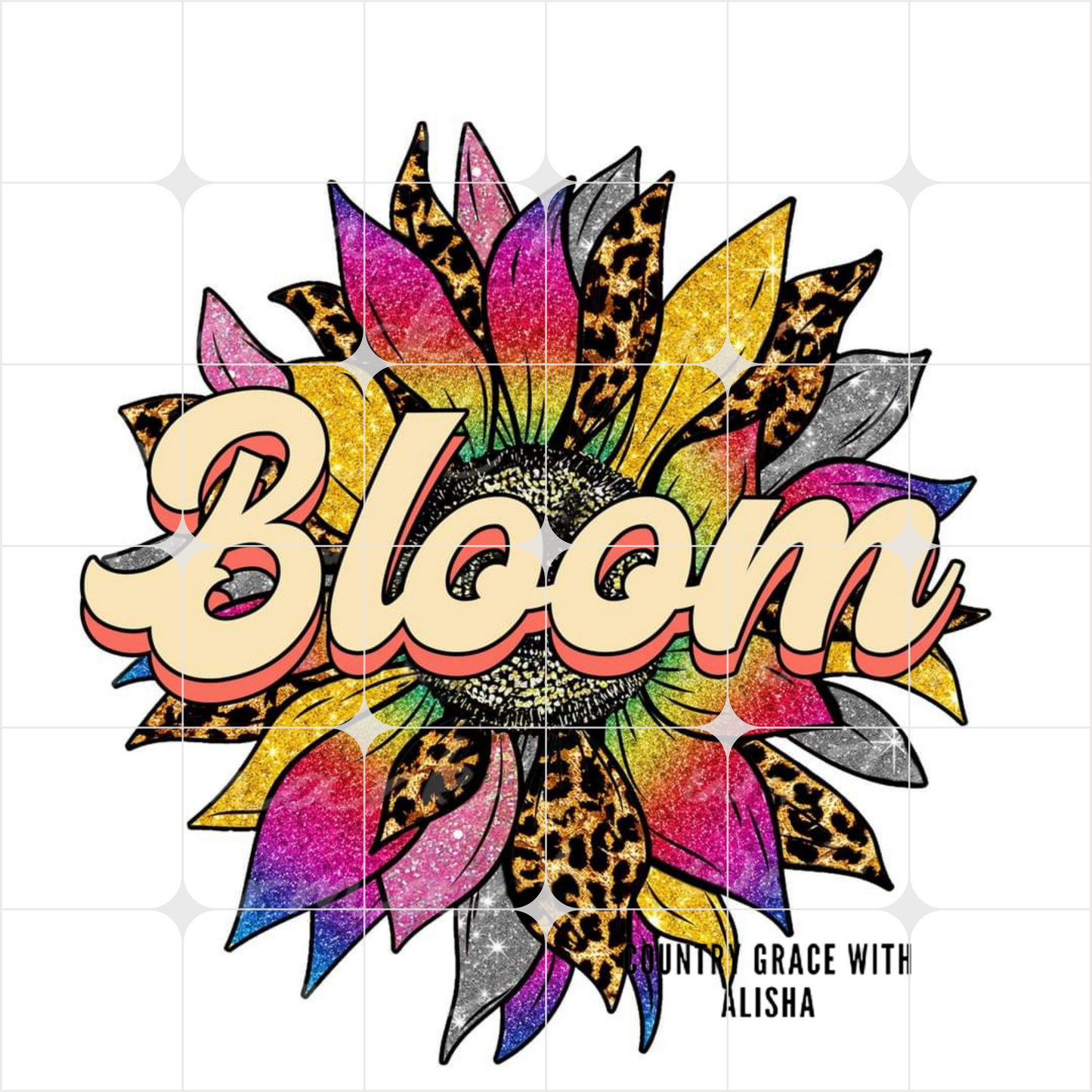 Bloom Sunflower Ready to Press Sublimation Transfer