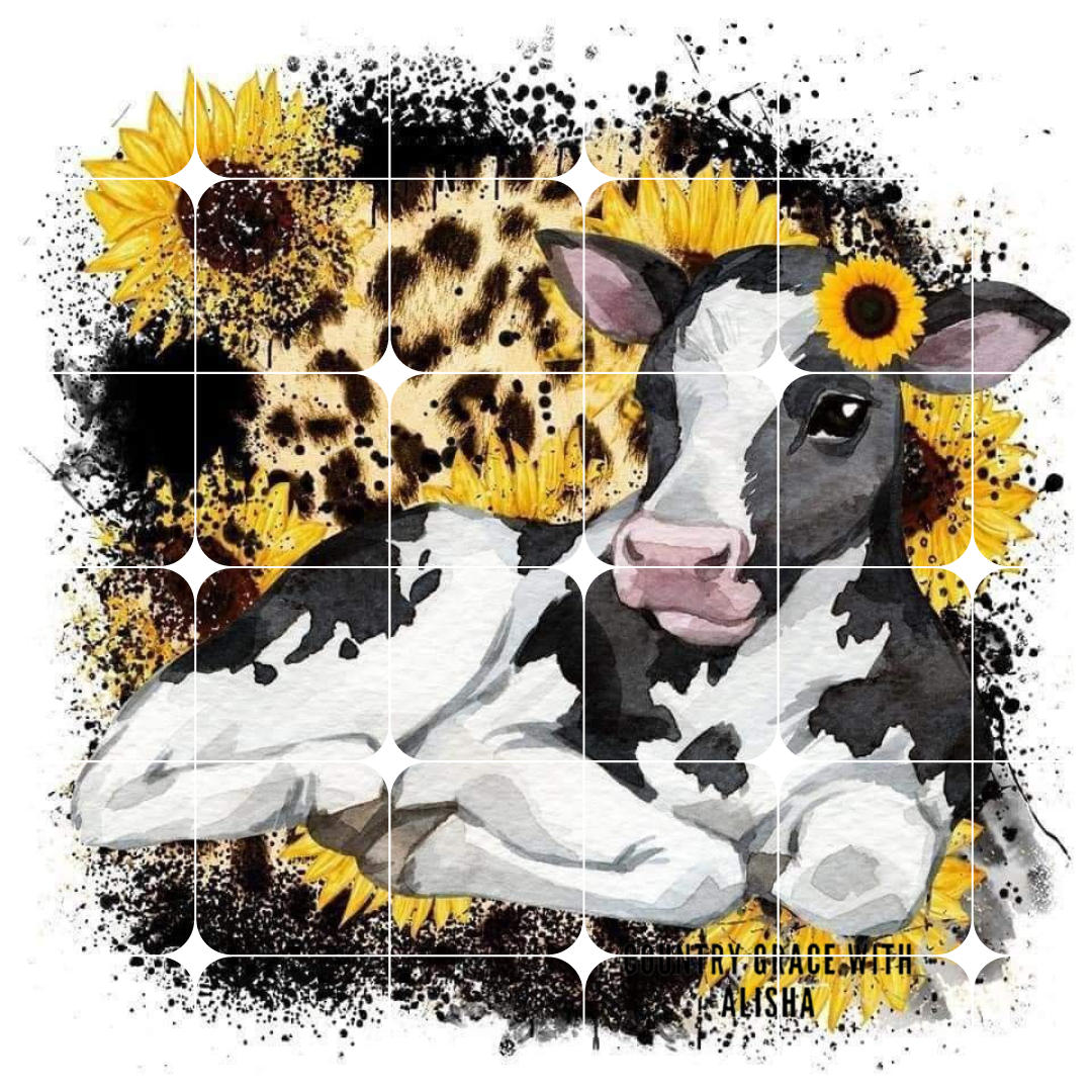Baby Calf Cow Ready to Press Sublimation Transfer