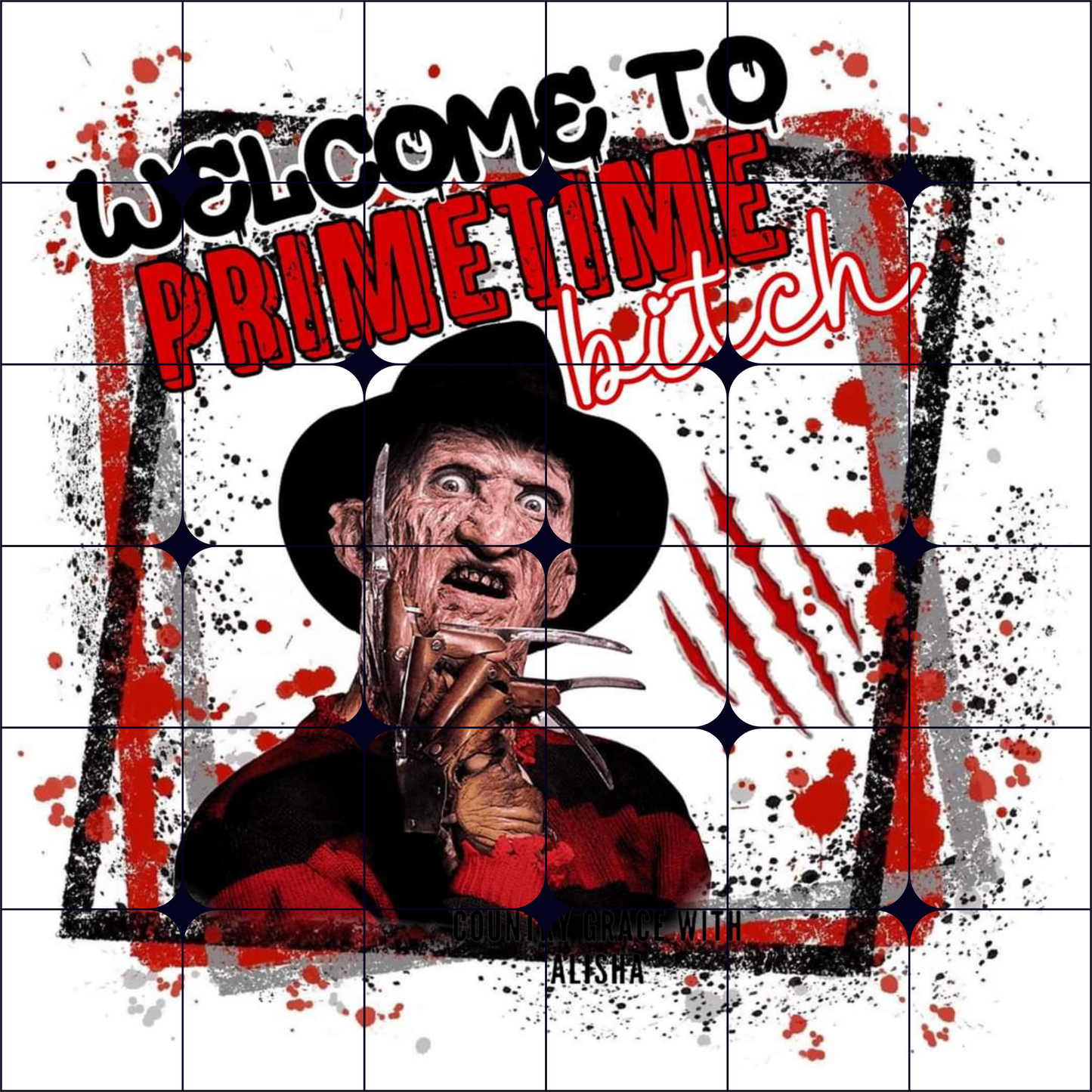 Prime Time Halloween Ready to Press Sublimation Transfer