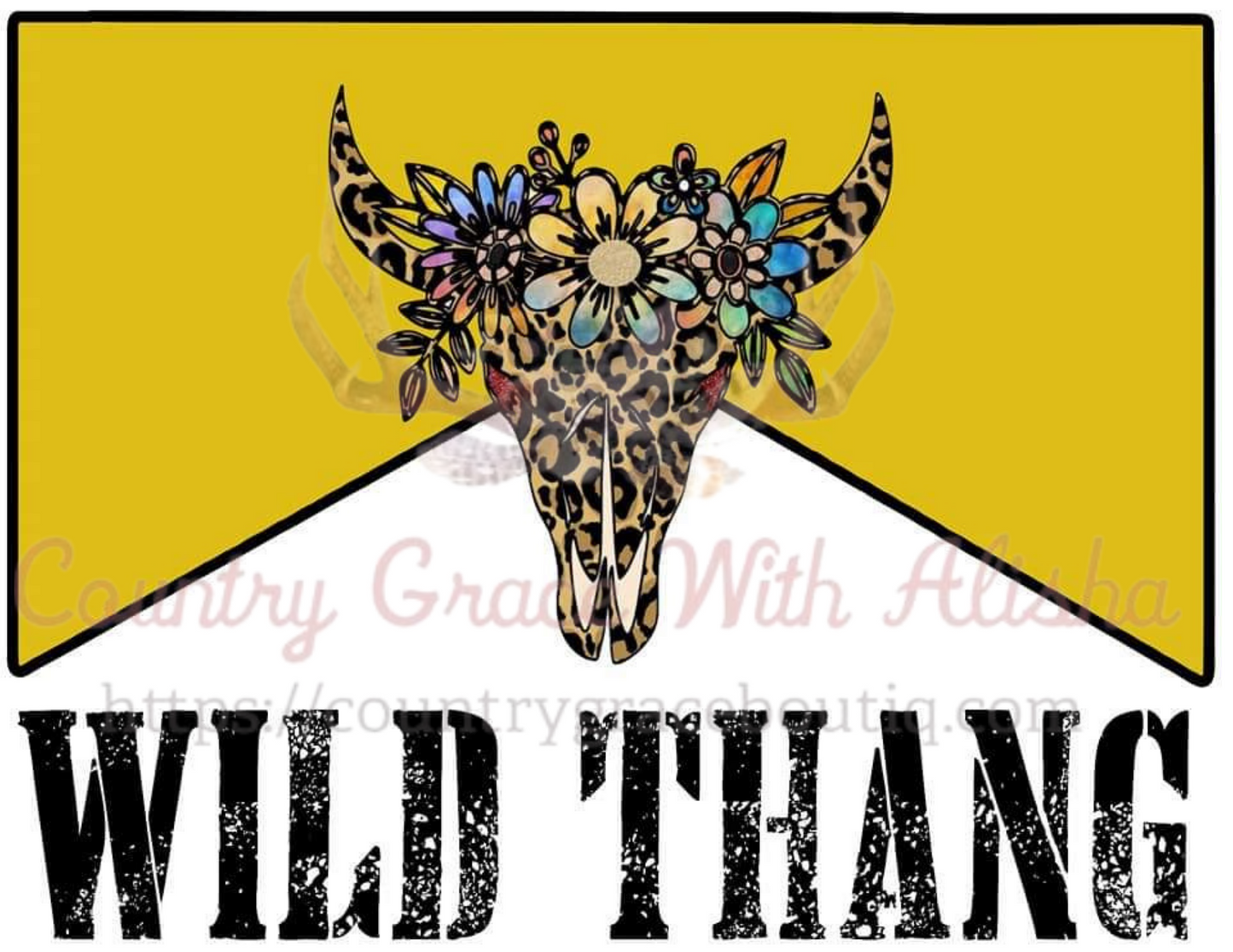 Wild Thang Ready To Press Sublimation Transfer