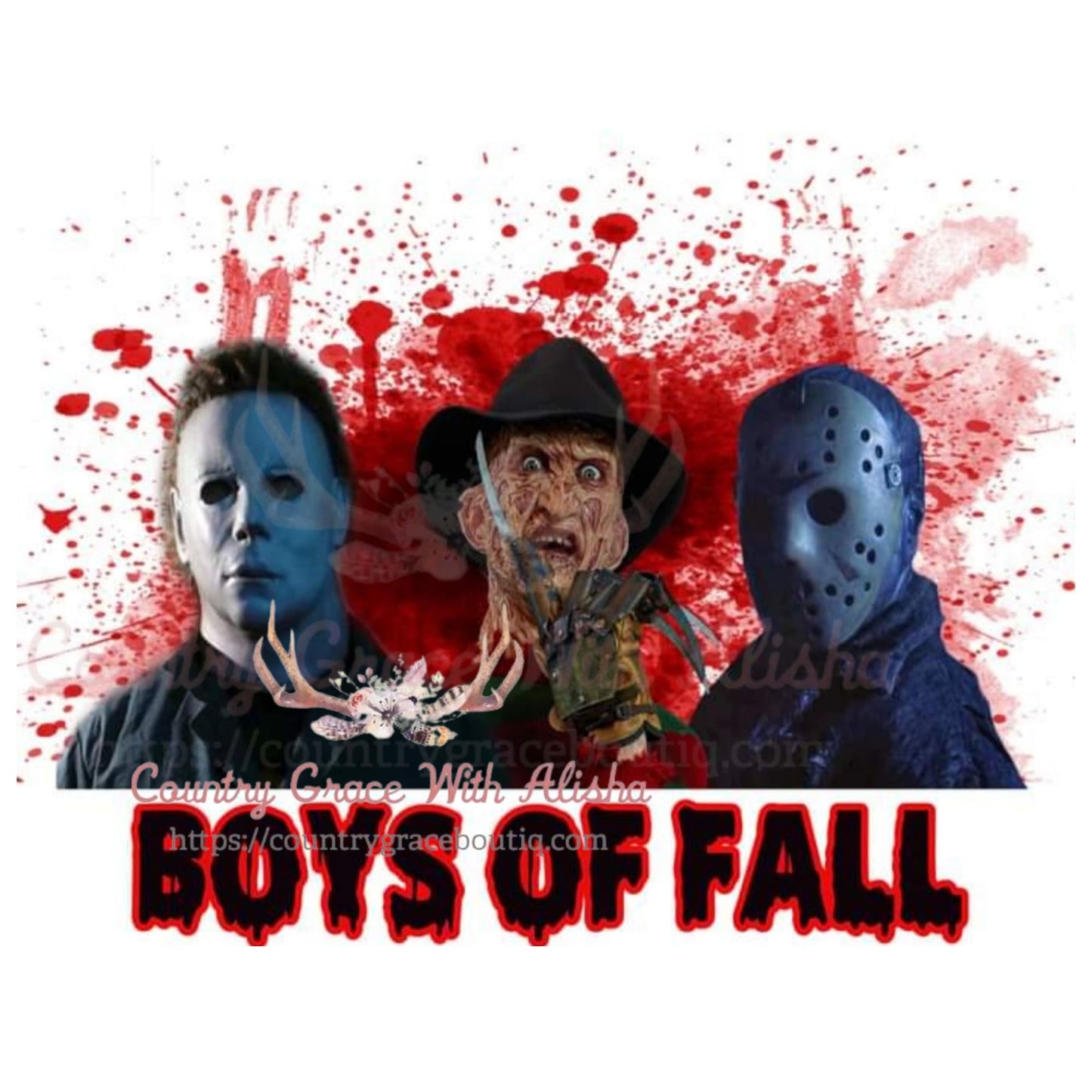 Boys of Fall Halloween Sublimation Transfer - Sub $1.50 