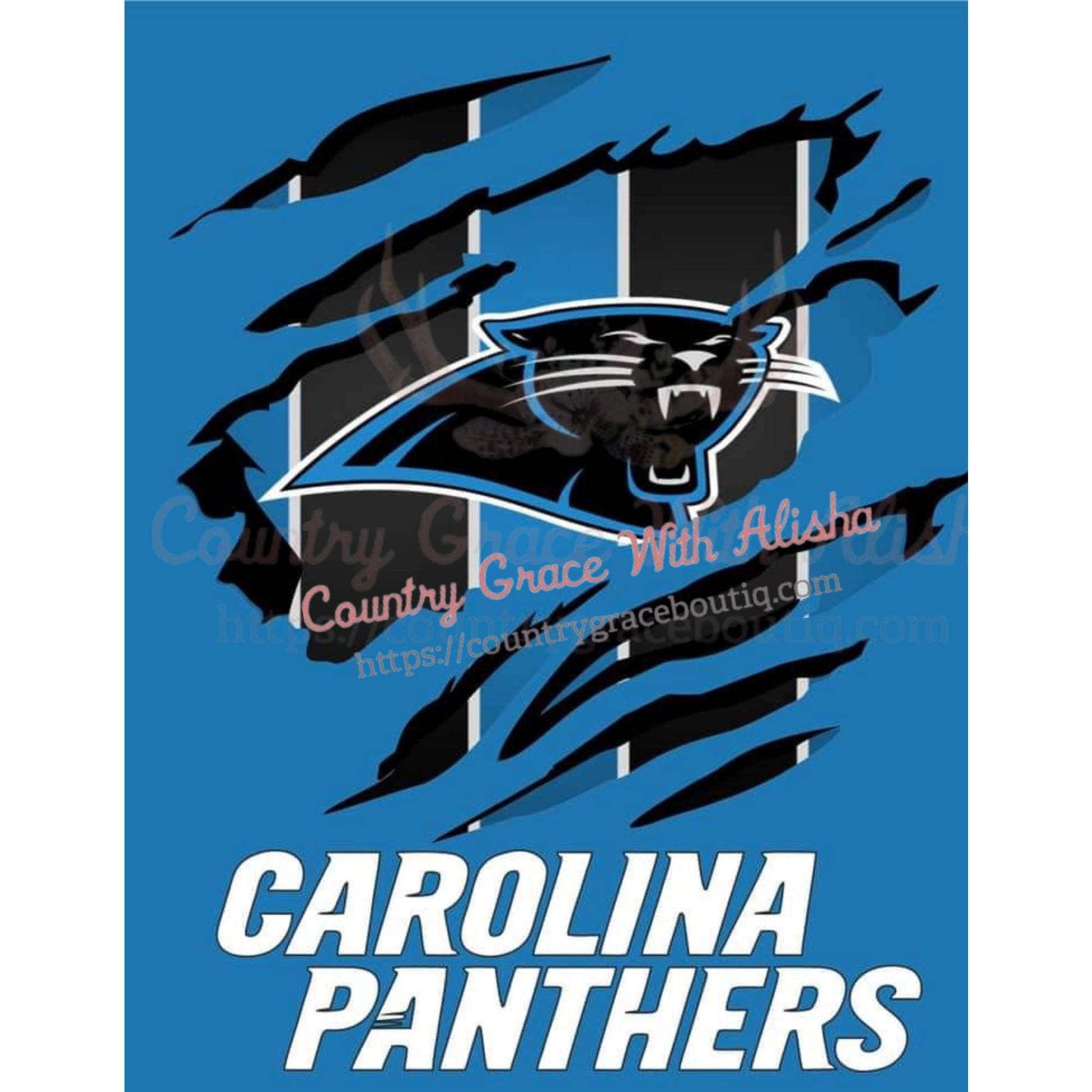 Carolina Panthers Full Page Ready To Press Sublimation 