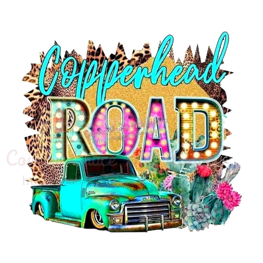 Copperhead Road Old Truck Sublimation Transfer - Sub $1.50 