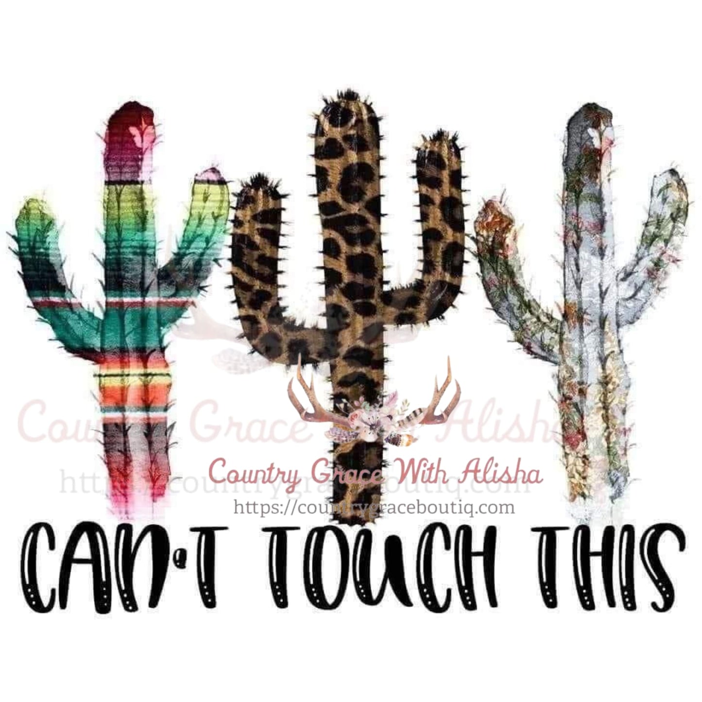 Dont Touch This Cactus Sublimation Transfer - Sub $1.50 
