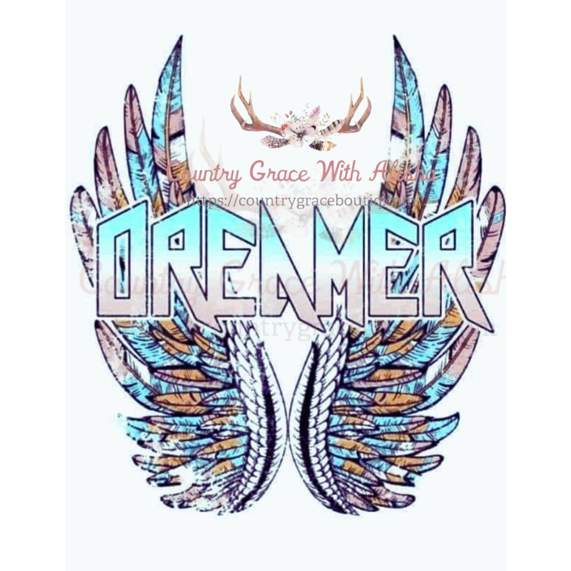 Dreamer Sublimation Transfer - Sub $1.50 Country Grace With 