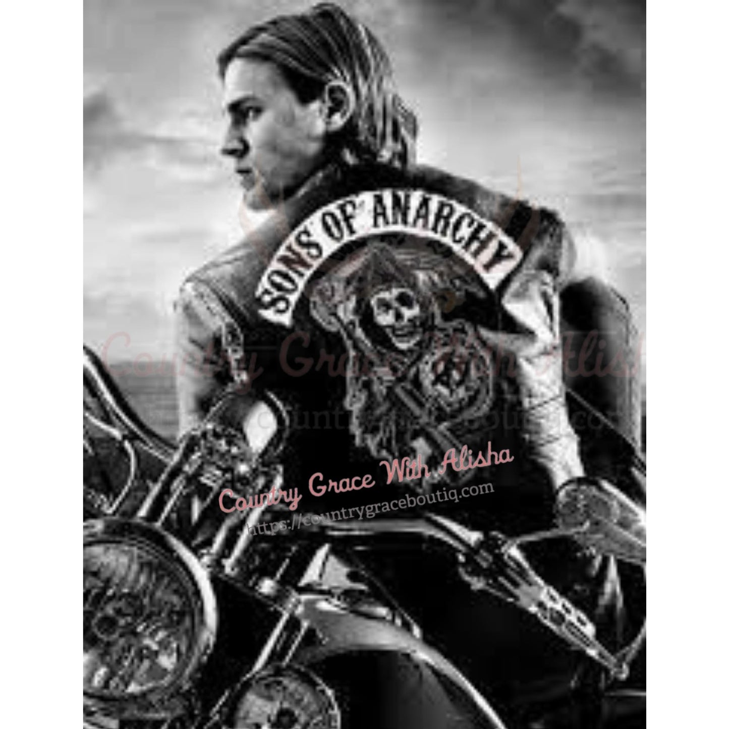 Jax Motorcycle Full Page Sublimation Transfer - Sub $2.50 