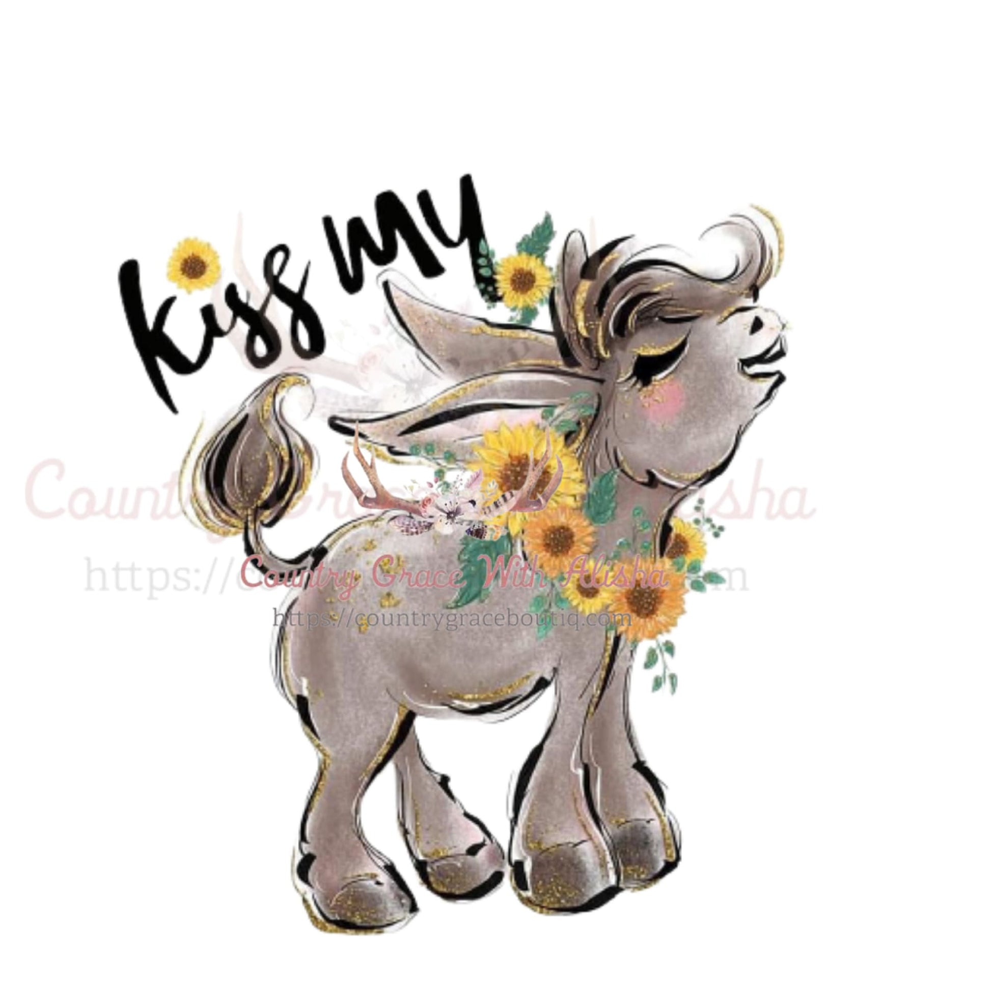 Kiss My Sublimation Transfer - Sub $1.50 Country Grace With 