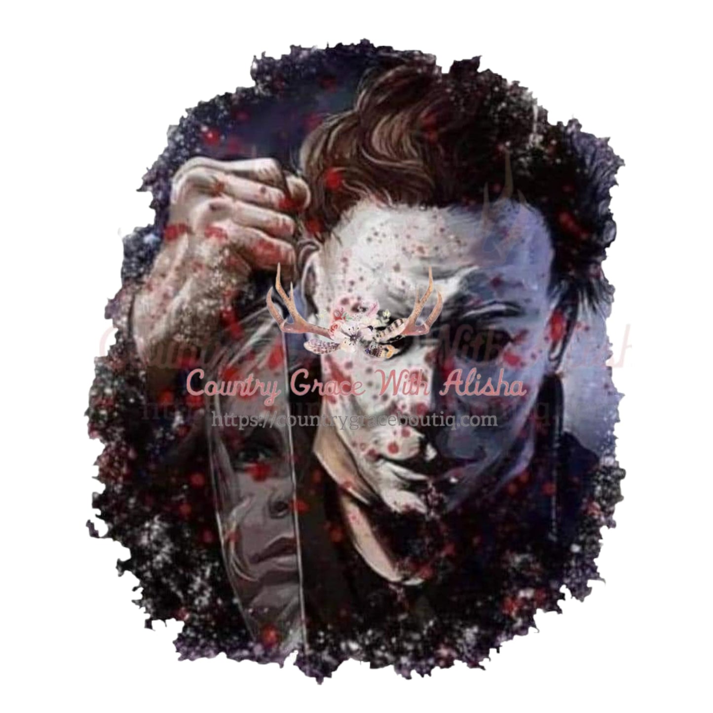 Michael Myers Knife Sublimation Transfer - Sub $1.50 Country