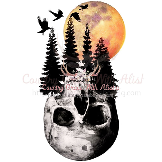 Skeleton Halloween Sublimation Transfer - Sub $1.50 Country 