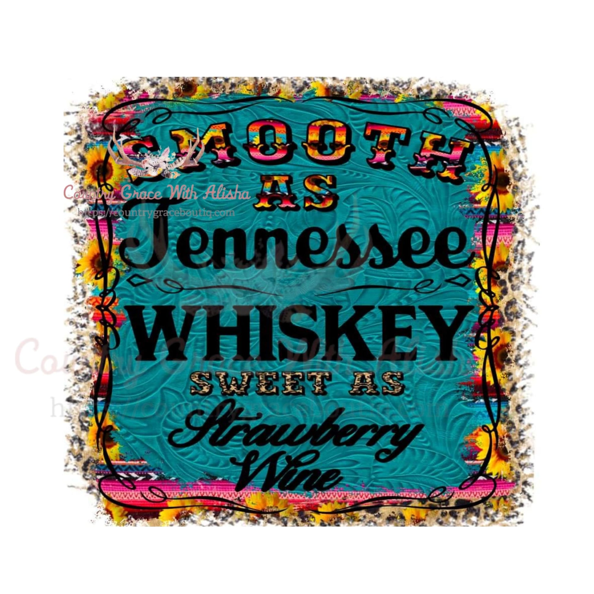 Tennessee Whiskey Sublimation Transfer - Sub $1.50 Country 