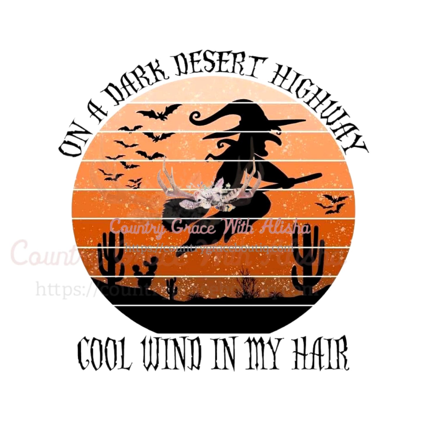 Witch Desert Highway Sublimation Transfer - Sub $1.50 
